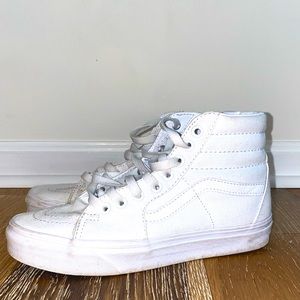 White High Top Van Sneakers
